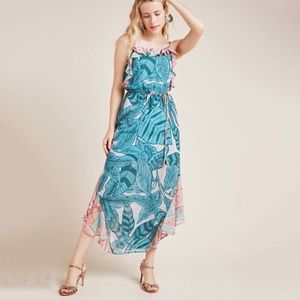 Anthropologie Farm Rio Ruffled Botanical dress NWT